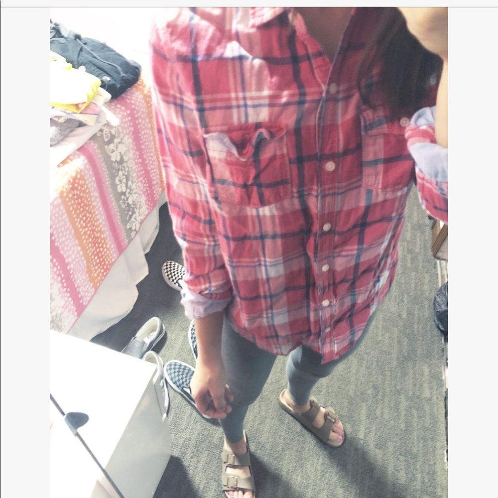 Red, White, and Blue Flannel